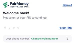 Login back fairmoney 