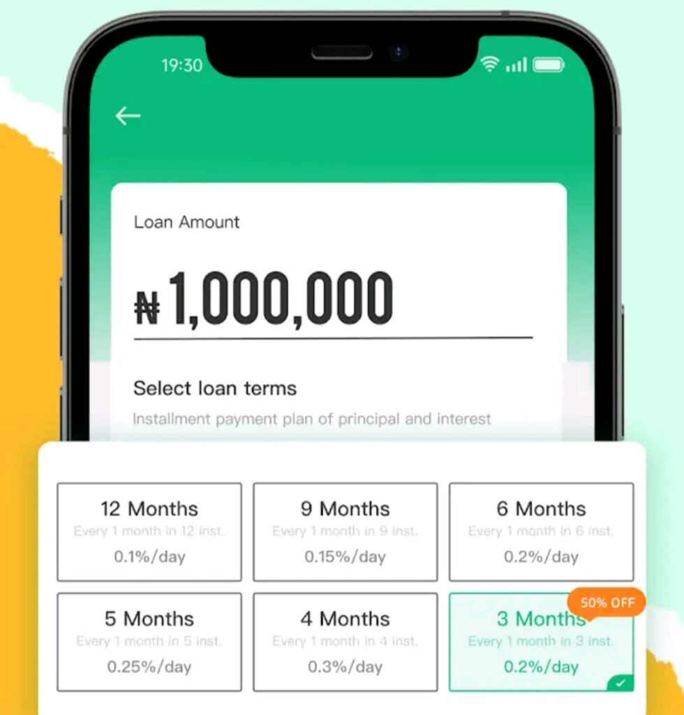 Borrow money on Alend 