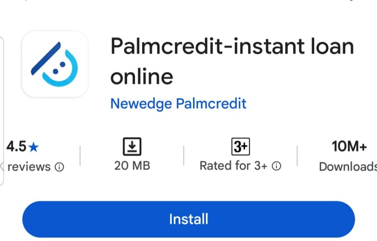 PalmCredit app in Google 
