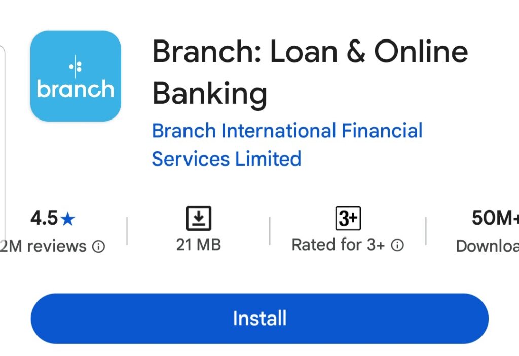 Branch app play store