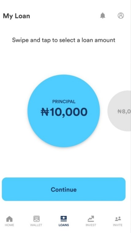 Branch app loan receipt