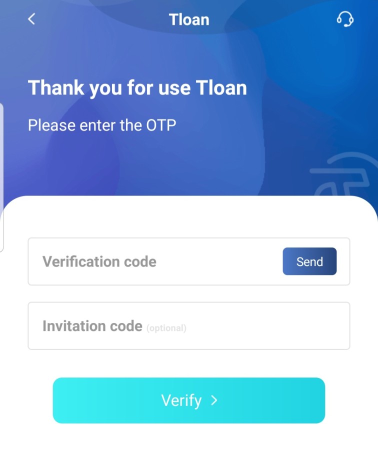 TLoan sign up 2